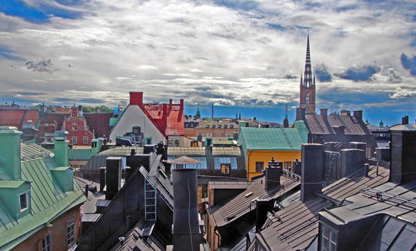 Экскурсии  Обзорные, Стокгольм по крышам